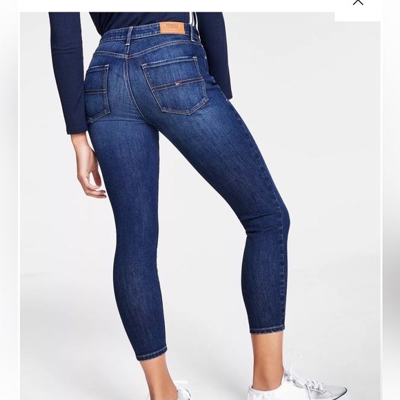 Tommy Hilfiger Women’s Skinny Curvy Blue Jeans size 2/W26 - Picture 9 of 10